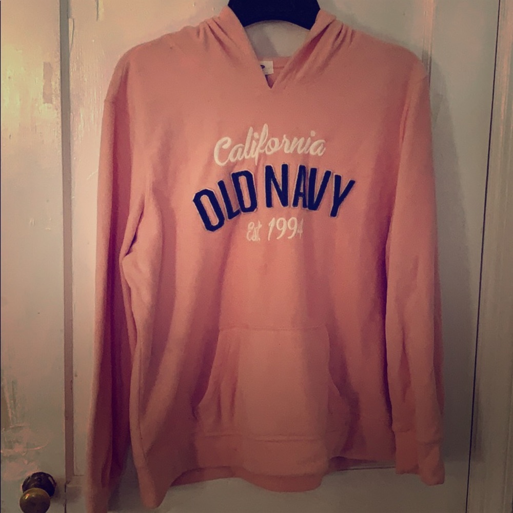 Fleece hoodie.